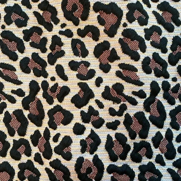 Maeve cheetah pencil skirt size xs- full zip back polyester cotton blend - Picture 2 of 6
